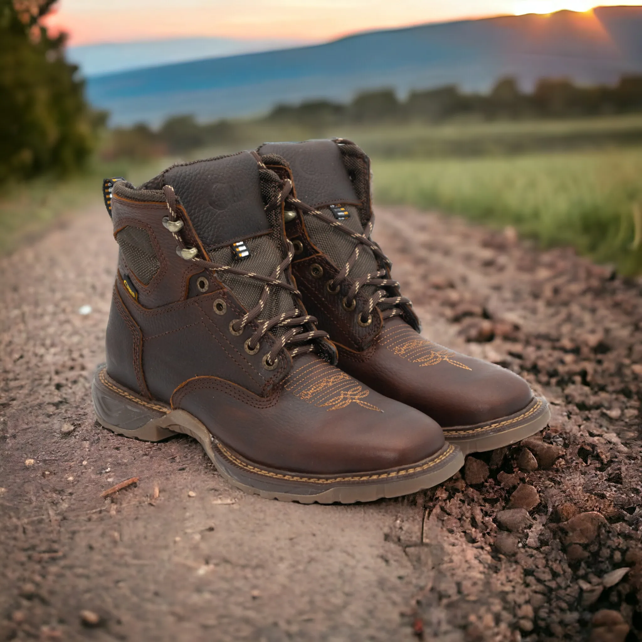 HAWK 6" LACER WORK BOOT BROWN