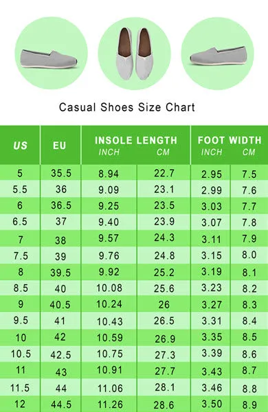 International Travel Flags Casual Shoes