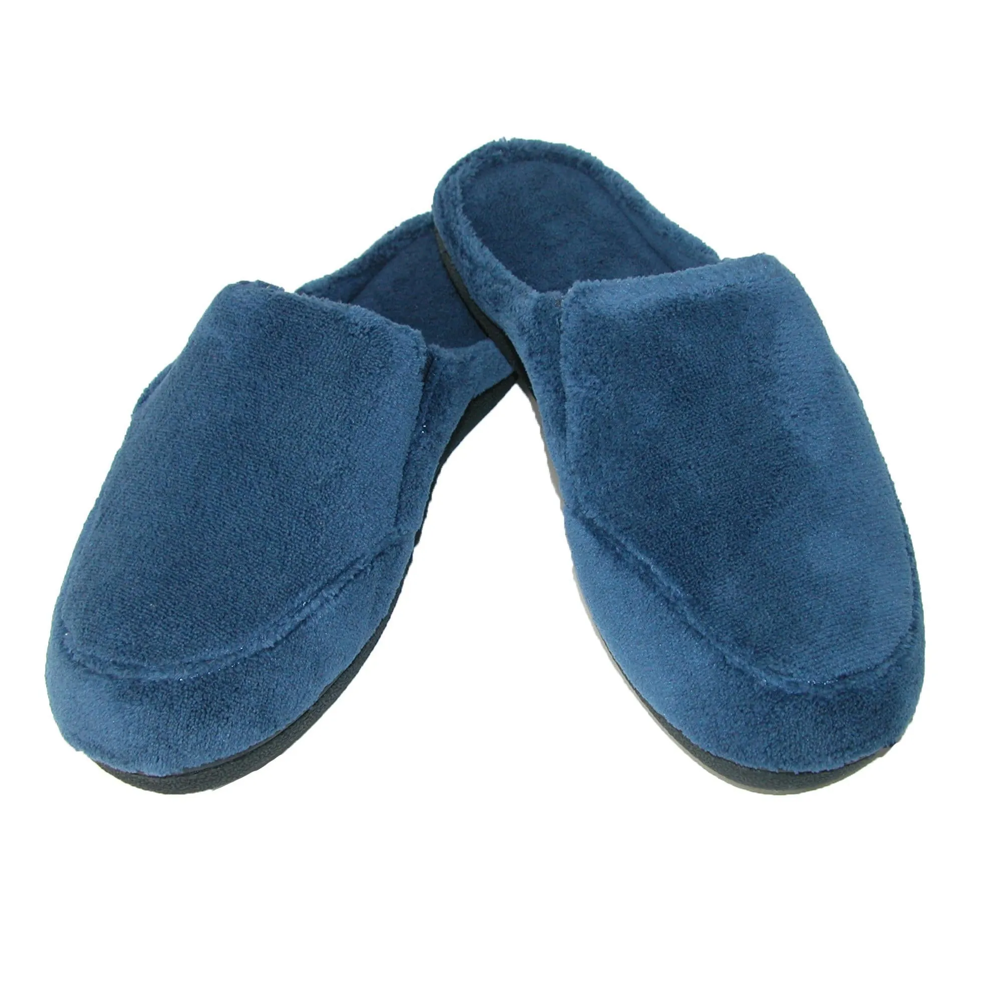 Isotoner Men's Microterry Open Back Clog Slippers