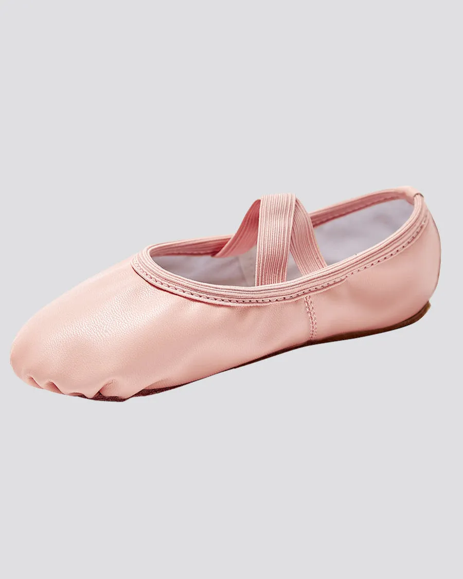 Kids Full Sole No-Tie Ballet Slippers