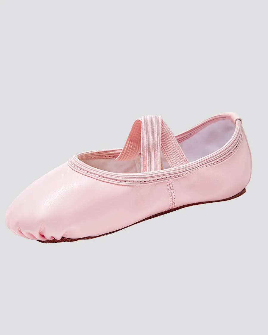 Kids Full Sole No-Tie Ballet Slippers