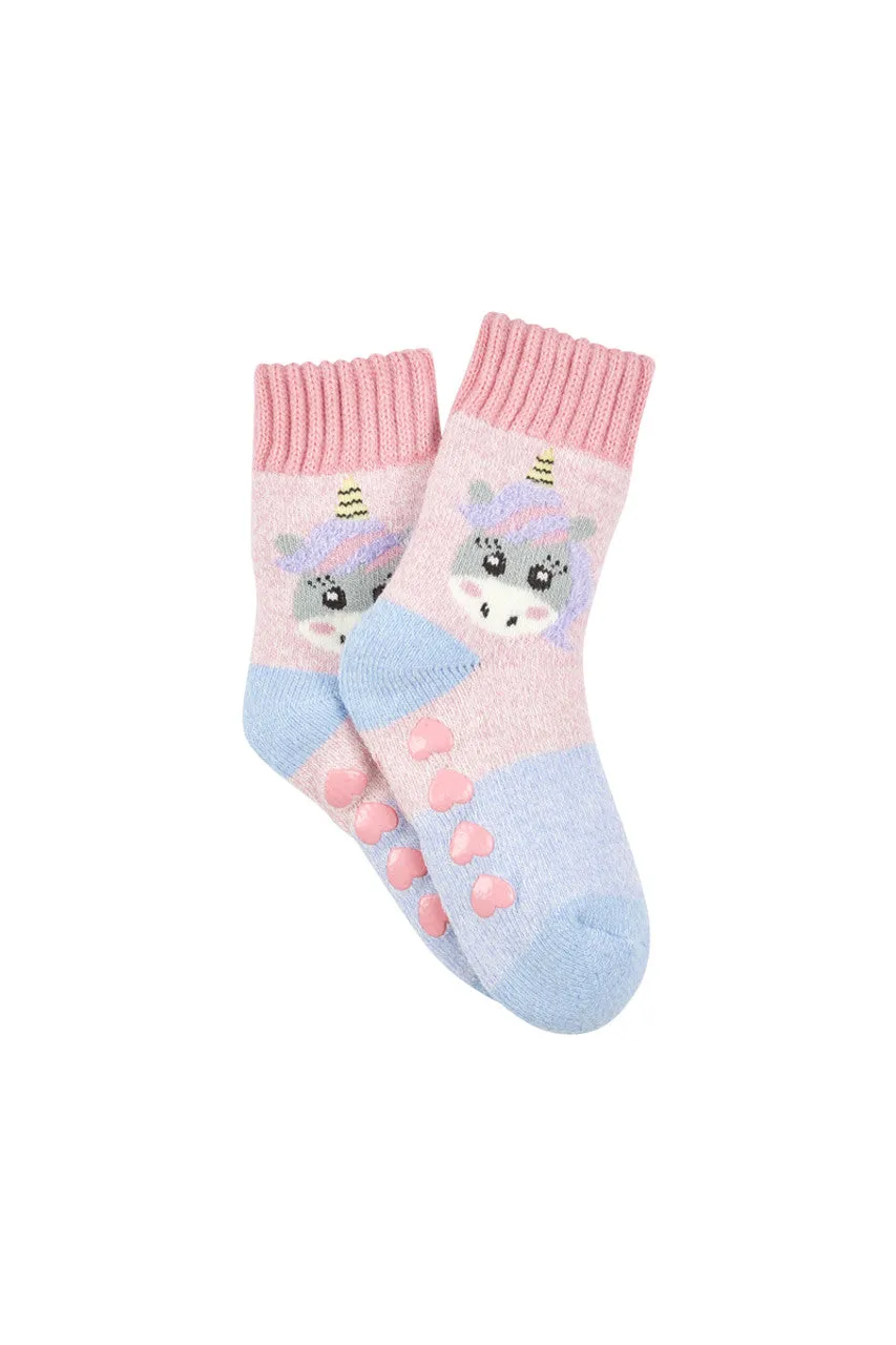 Kids Hotty™ Thermal Insulated Crew with Non-slip - Unicorn