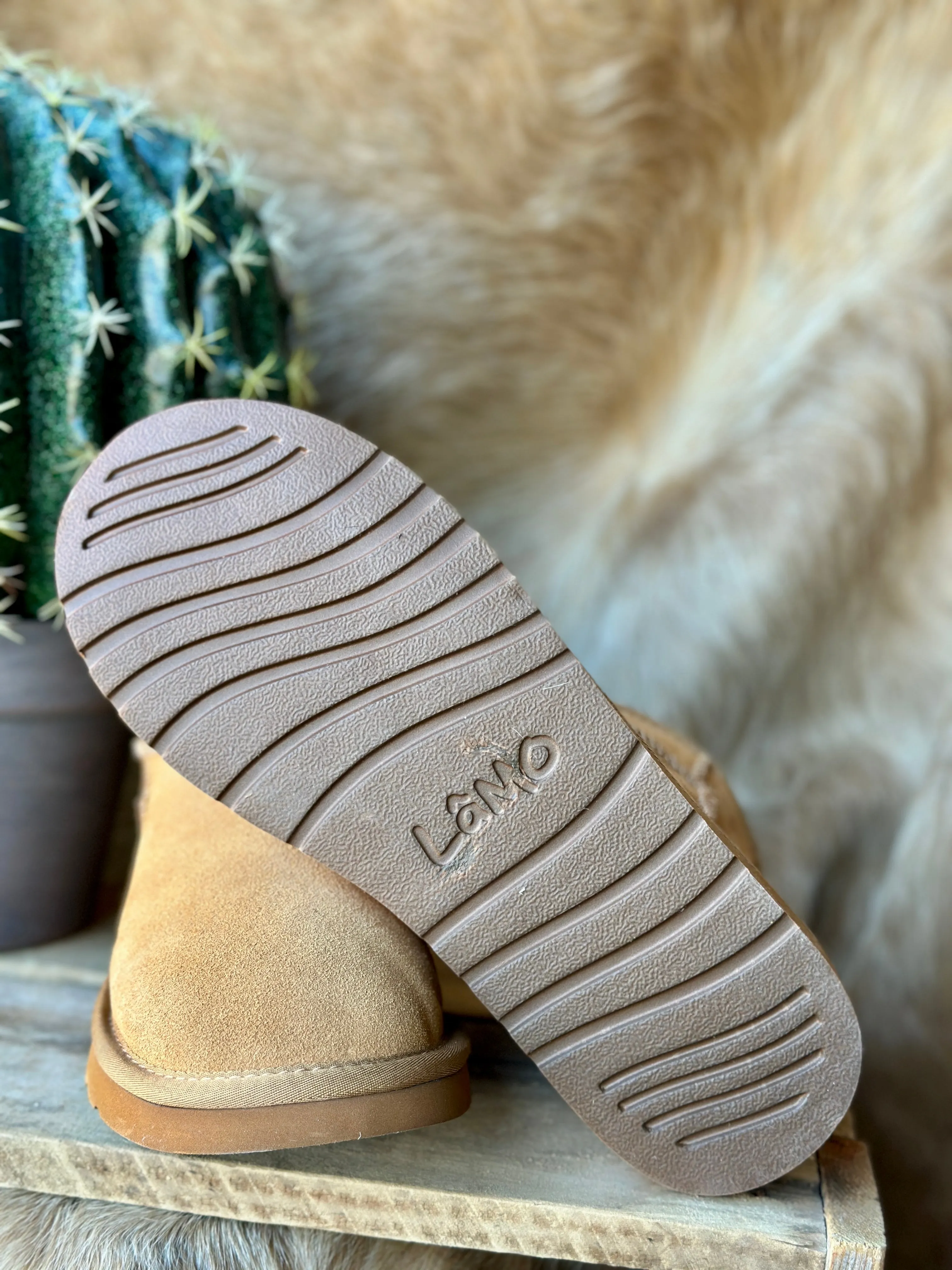 Lamo Kora Moccasin Mini Boots [Chestnut] ✙ON SALE NOW✙