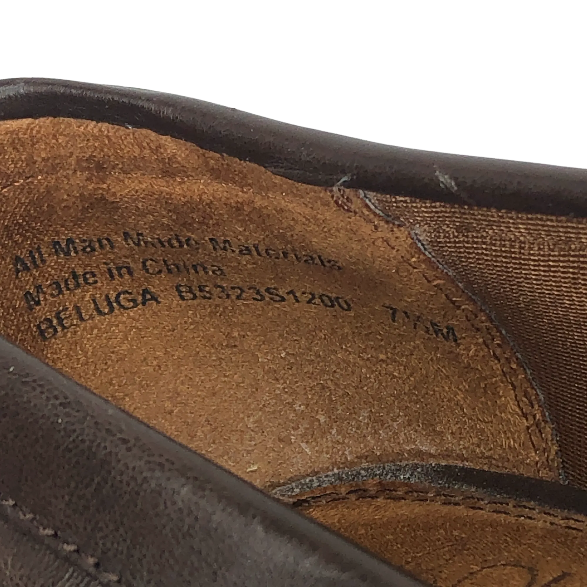 Life Stride Chocolate Brown Beluga Leather Loafers - Size 7.5 - Women