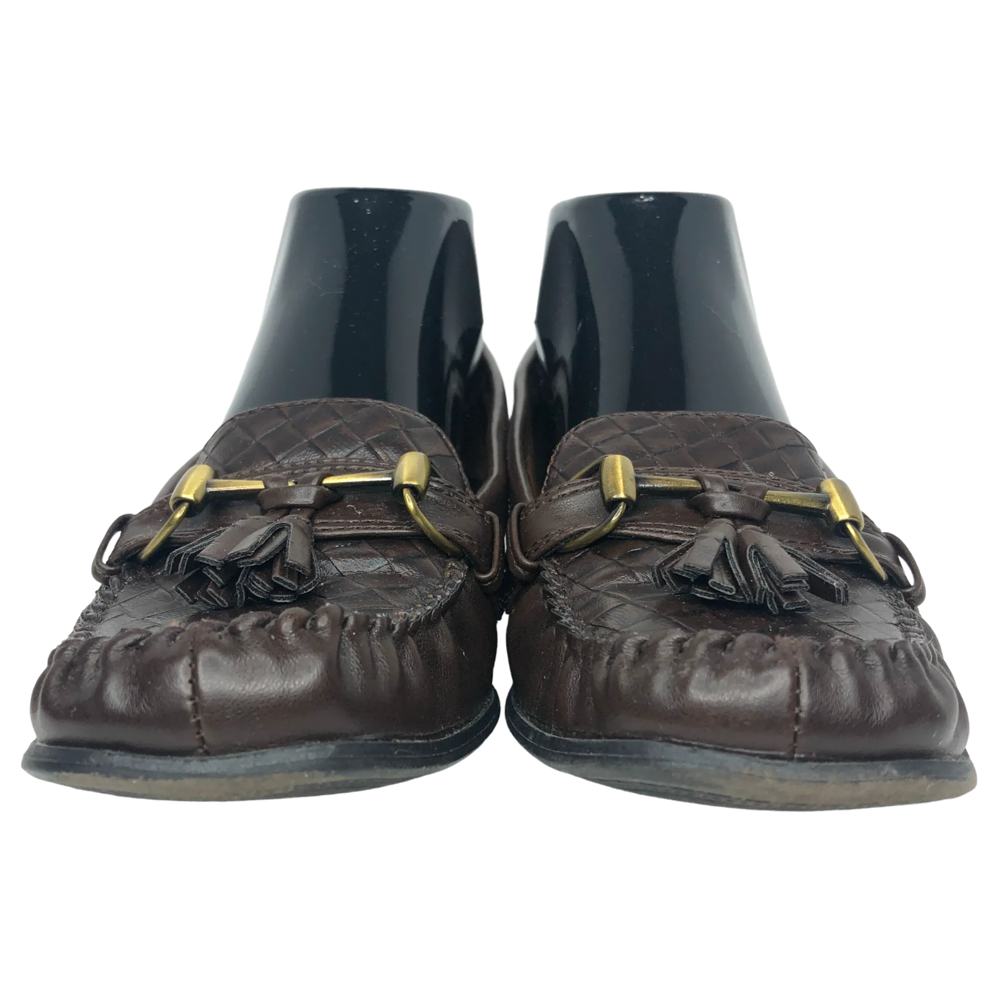 Life Stride Chocolate Brown Beluga Leather Loafers - Size 7.5 - Women