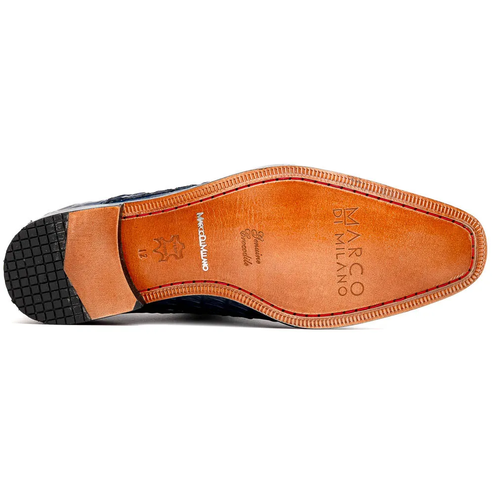 Marco Di Milano Cancun Caiman Fuscus and Leather Orix Brown
