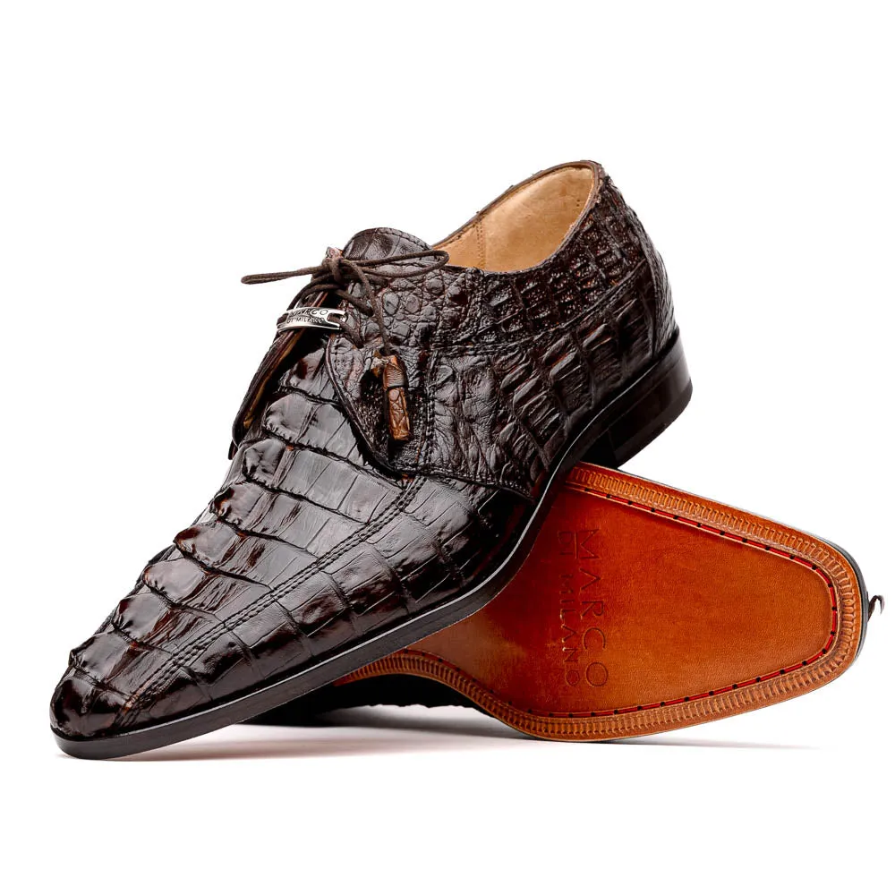 Marco Di Milano Cancun Caiman Fuscus and Leather Orix Brown