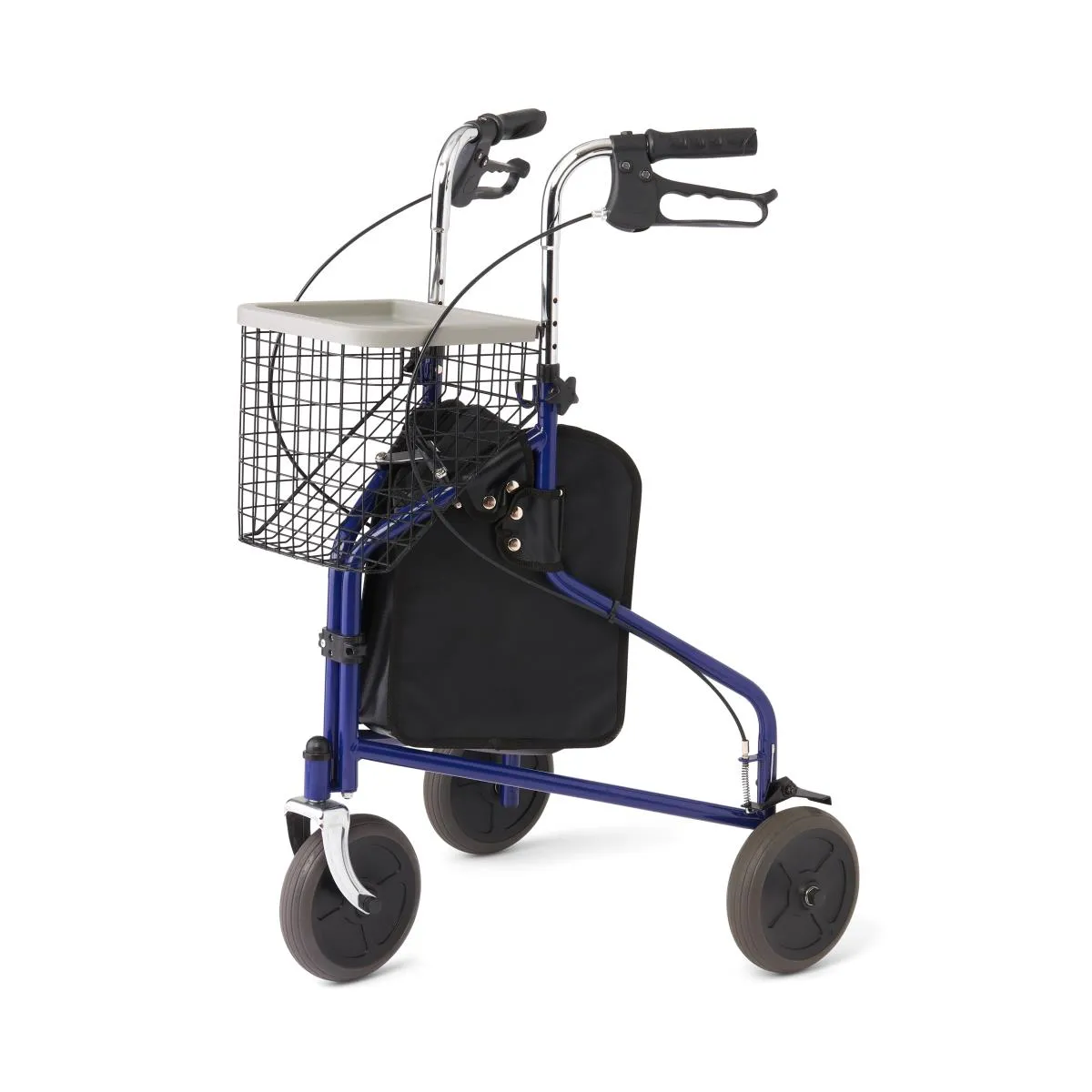 Medline 3-Wheel Steel Rollators