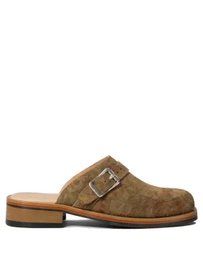 Men's "camion Mule" Slippers in Brown | Size 39 | A4247CPDPETAL Color DANCE Color ROUGH Color SUEDE