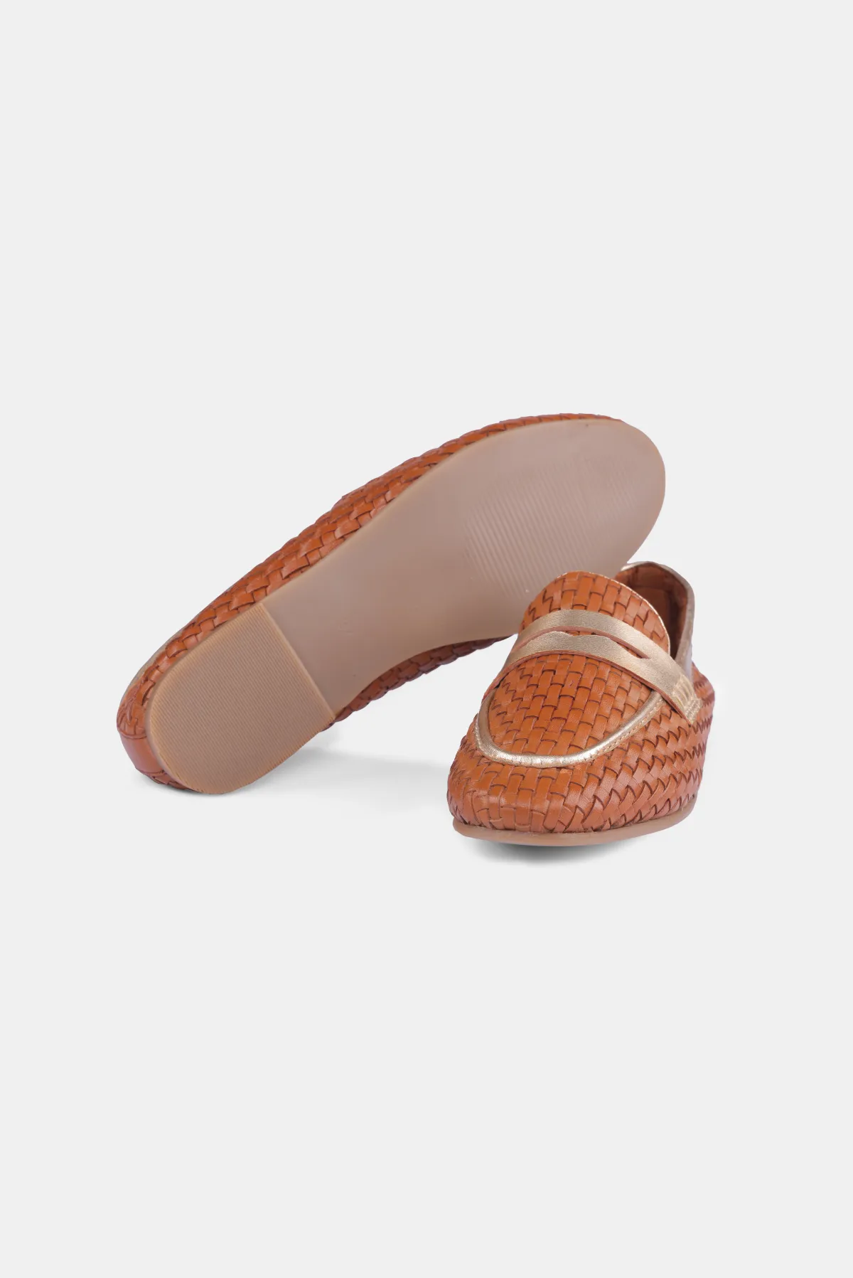 Miso Loafers - Tan   Light Gold