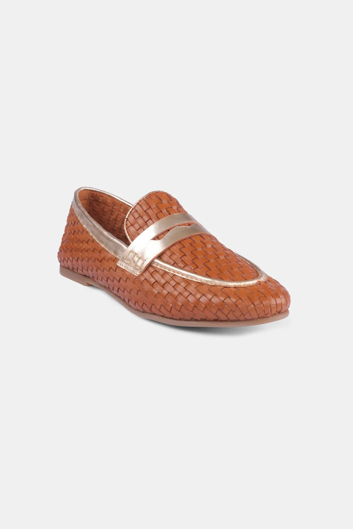 Miso Loafers - Tan   Light Gold