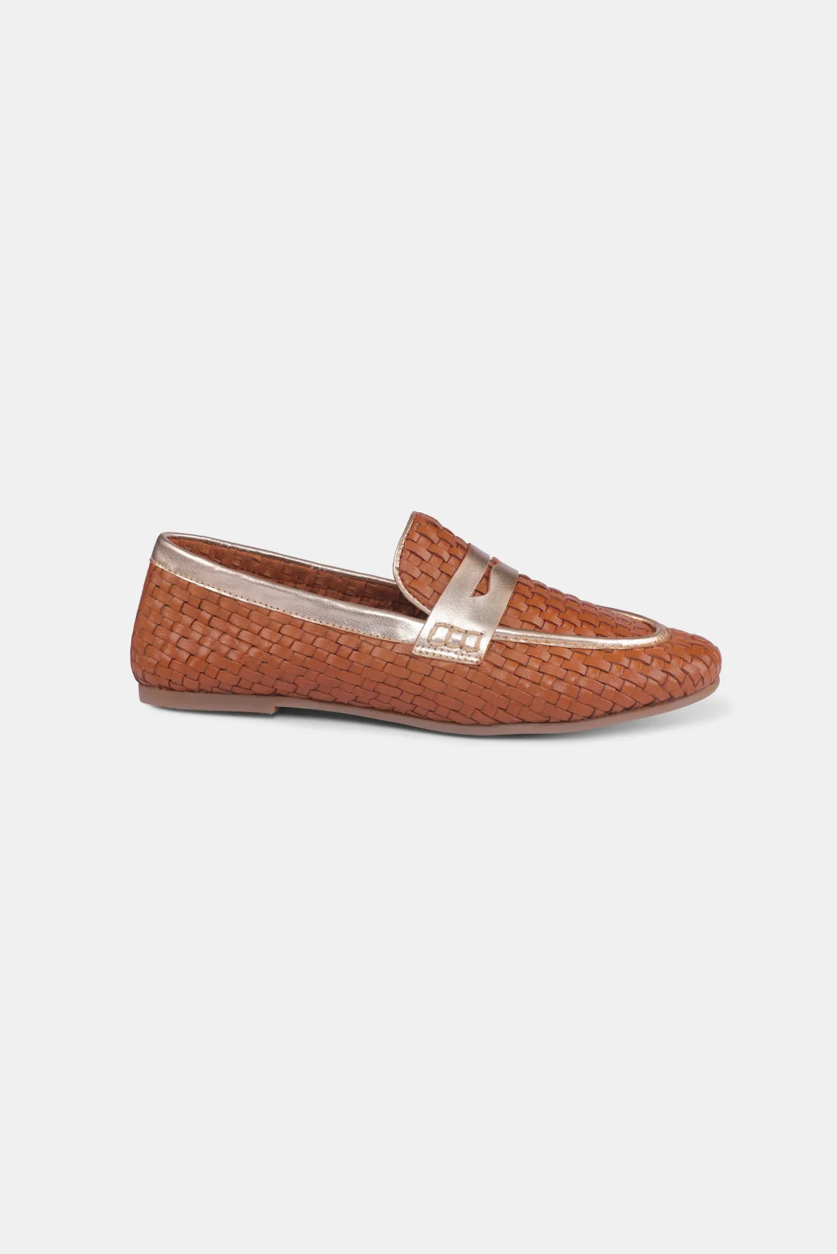 Miso Loafers - Tan   Light Gold