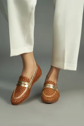 Miso Loafers - Tan   Light Gold