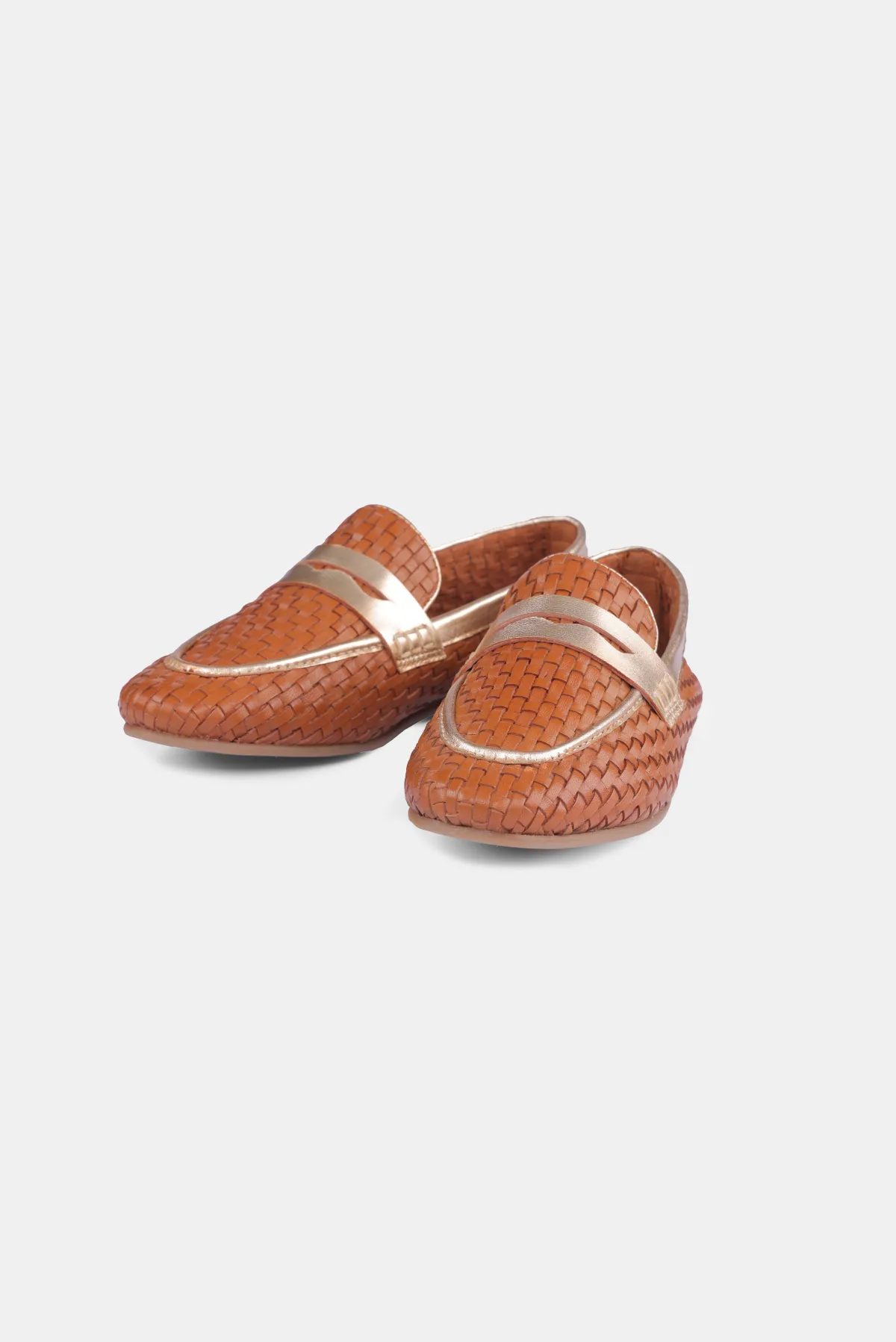Miso Loafers - Tan   Light Gold