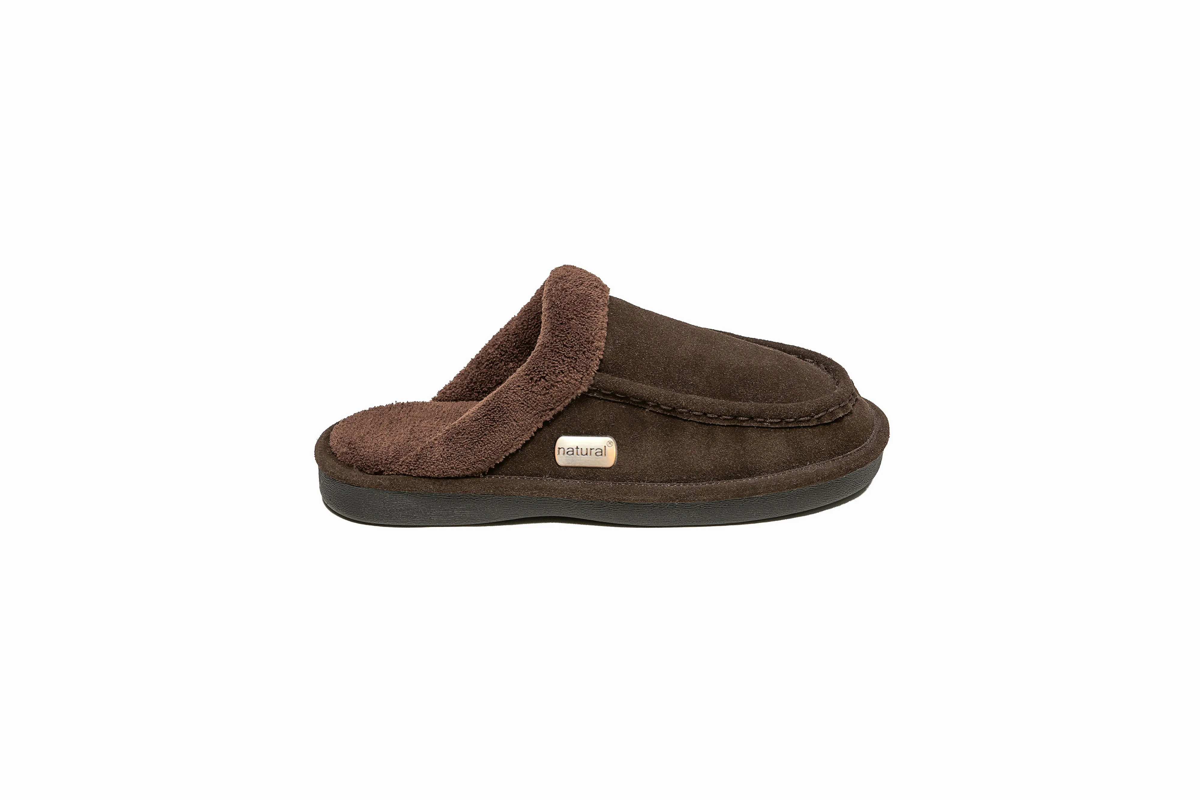 Natural Suede Men Slippers | 9
