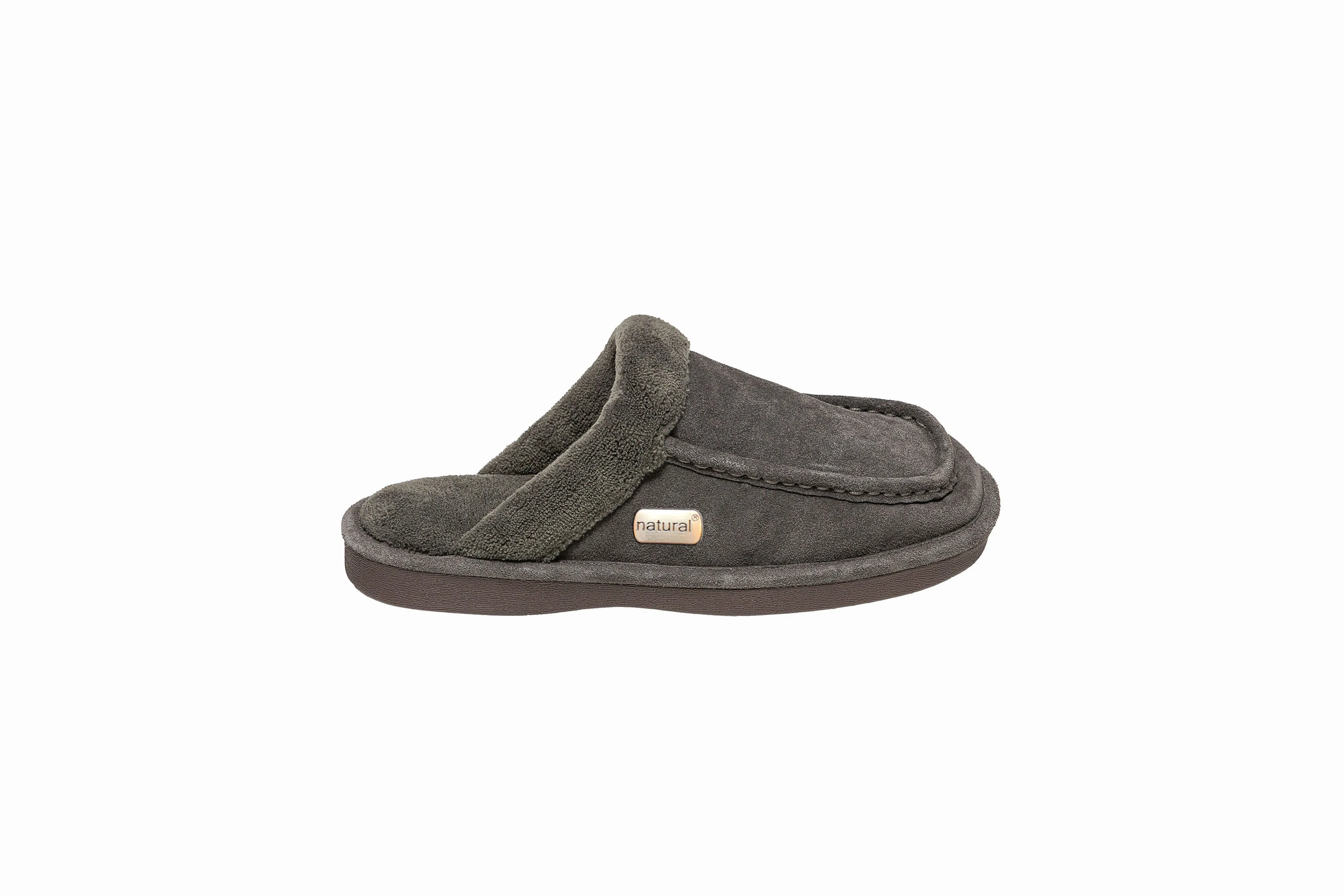 Natural Suede Men Slippers | 9
