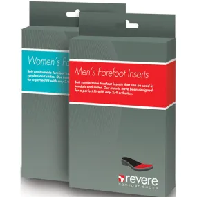 Revere Womens Forefoot Inserts for 3/4 Orthotics