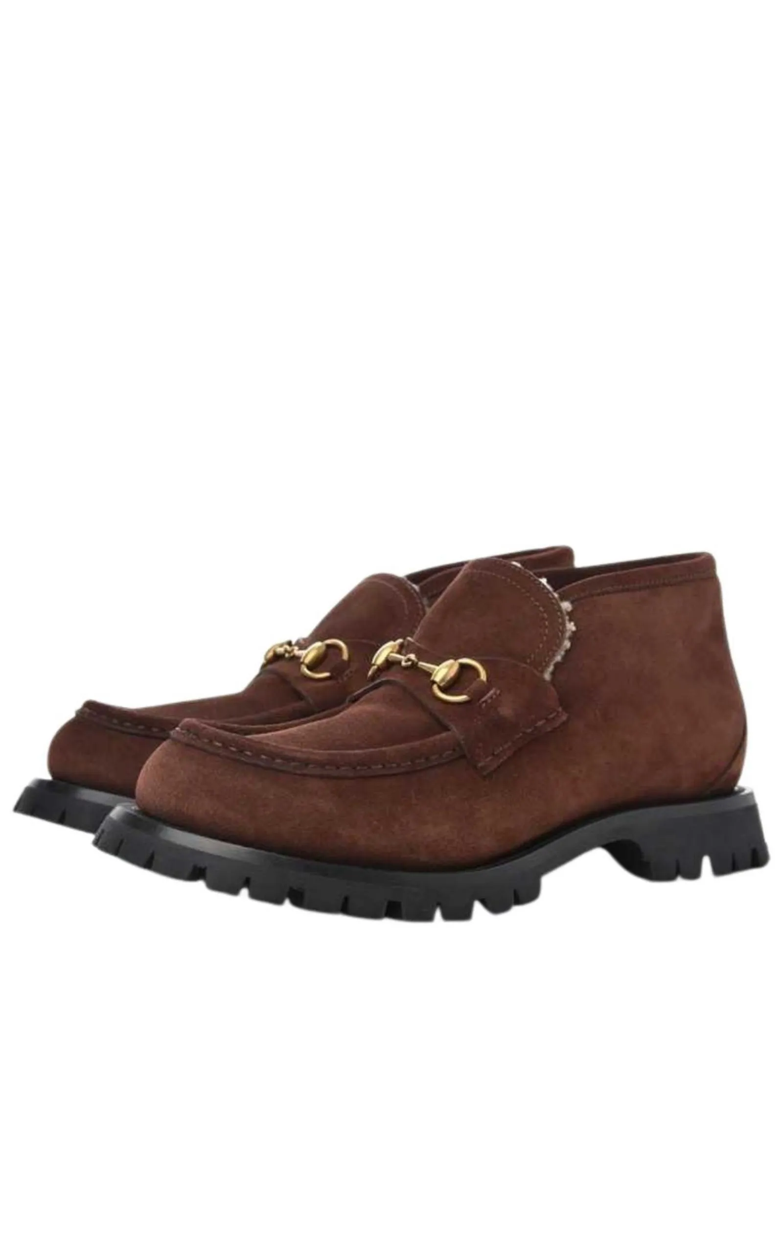 Shearling Harald Horsebit Ankle Boots