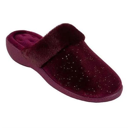 Sparkle Velour Mule