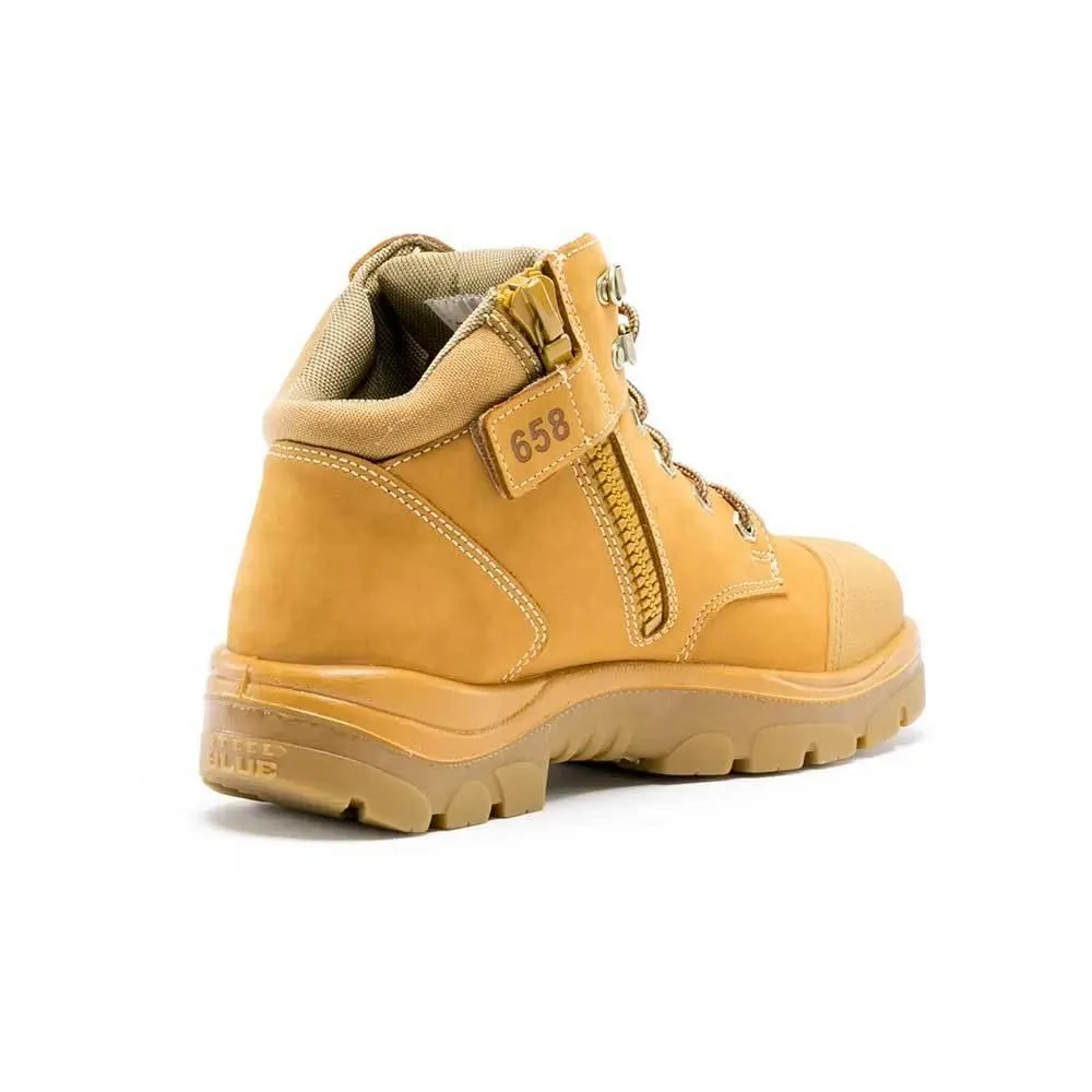 Steel Blue Parkes Zip Scuff Cap 312658 Work Boots - Wheat