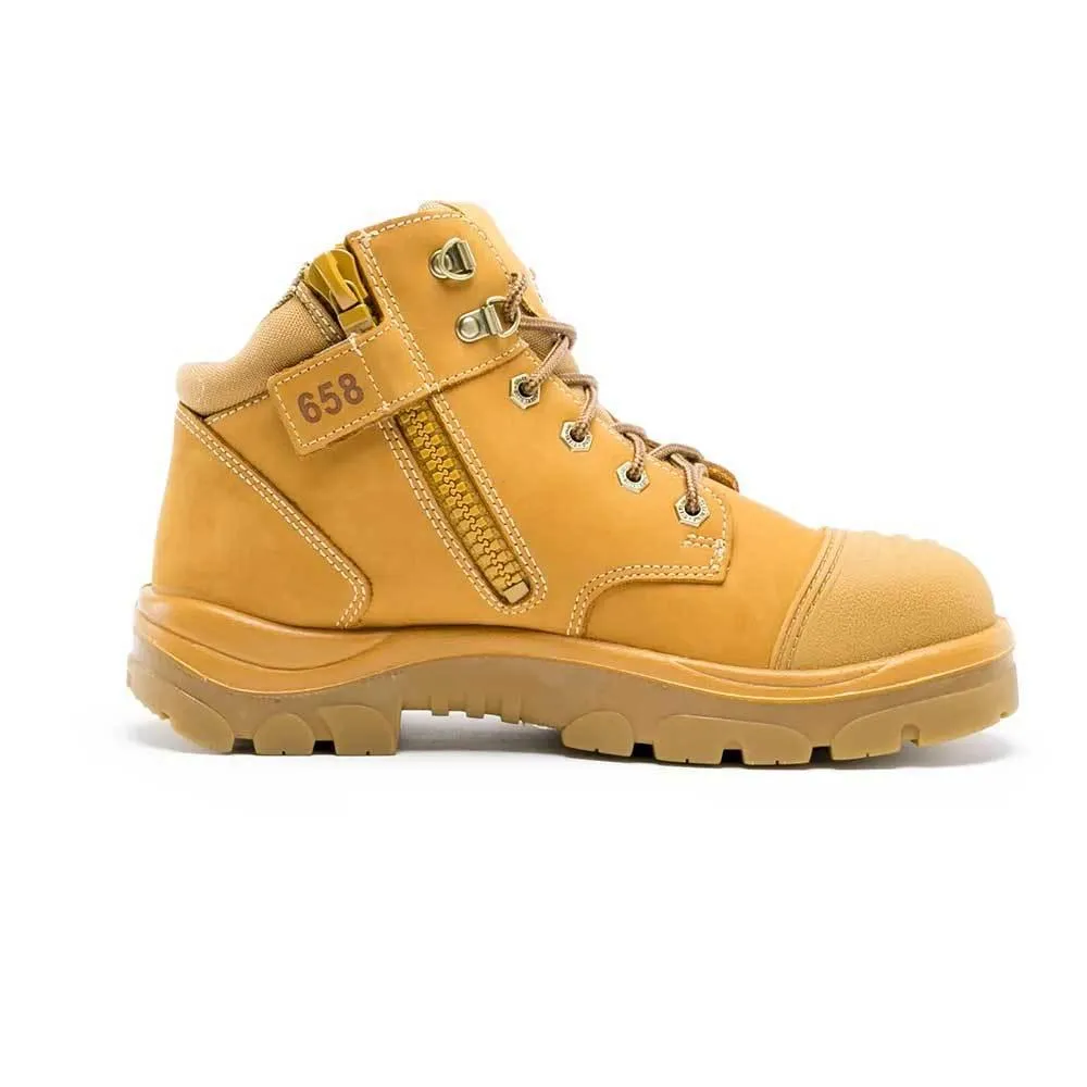 Steel Blue Parkes Zip Scuff Cap 312658 Work Boots - Wheat