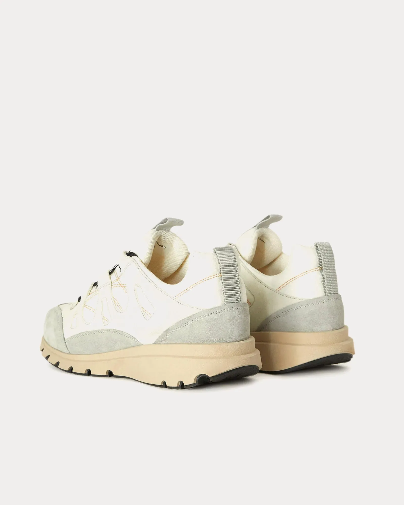 Trail Runner Off-White Low Top Sneakers