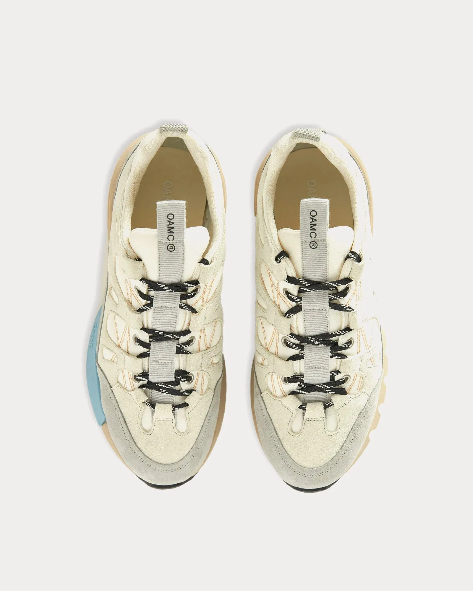 Trail Runner Off-White Low Top Sneakers