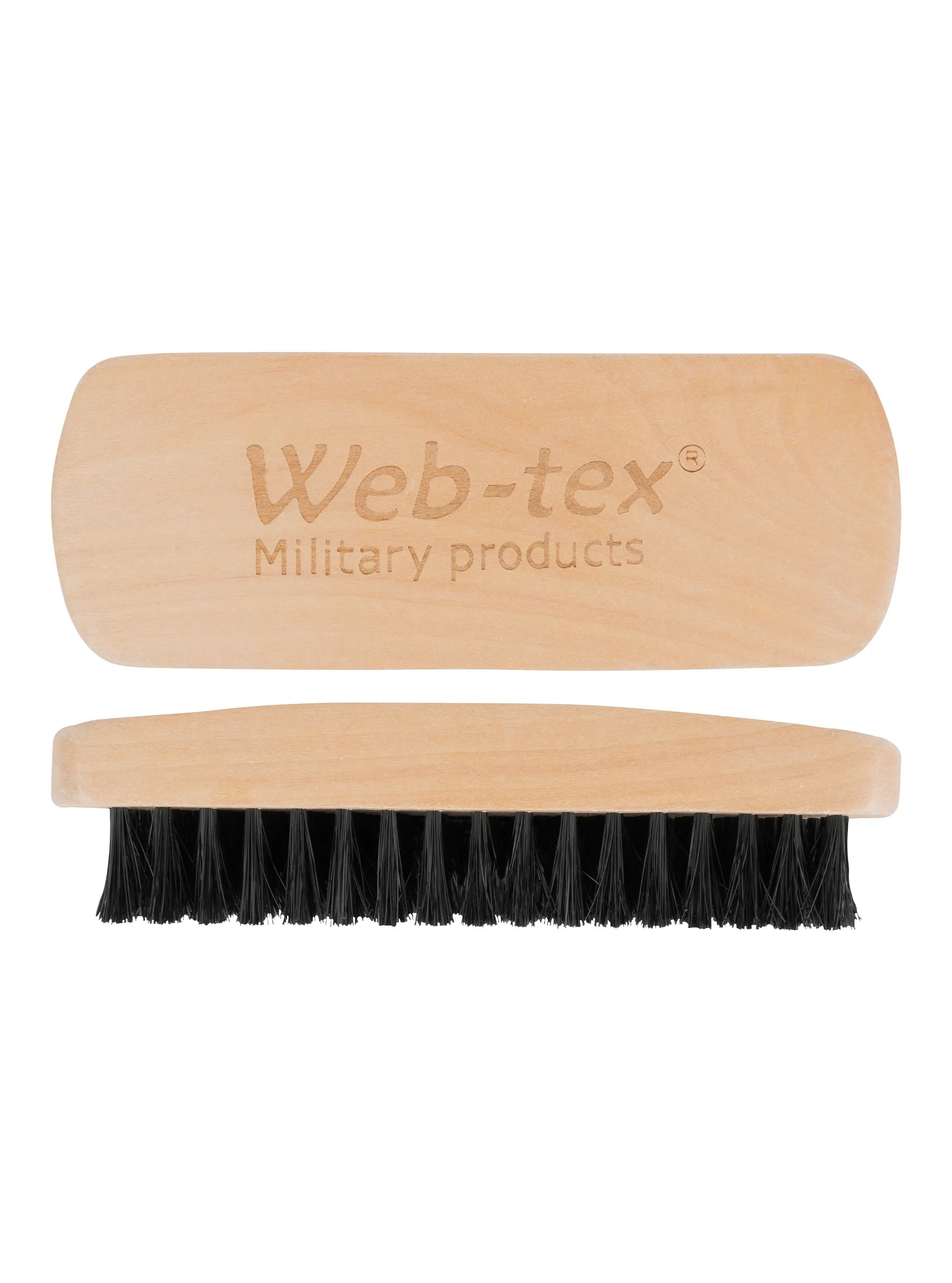 Web-tex 2 x Large Boot Shoe Boot Polishing Brush Military Army Cadet Polish Care Kit Set