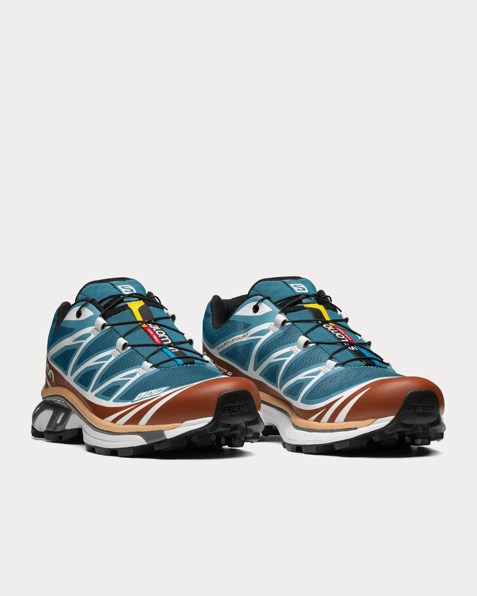 XT-6 Aegean Blue / Tortoise Shell / Hazelnut Low Top Sneakers