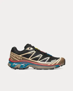XT-6 Black / Falcon / Cow Low Top Sneakers