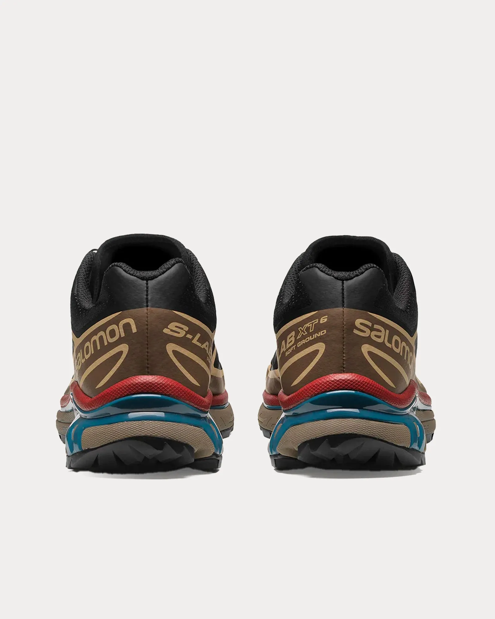 XT-6 Black / Falcon / Cow Low Top Sneakers